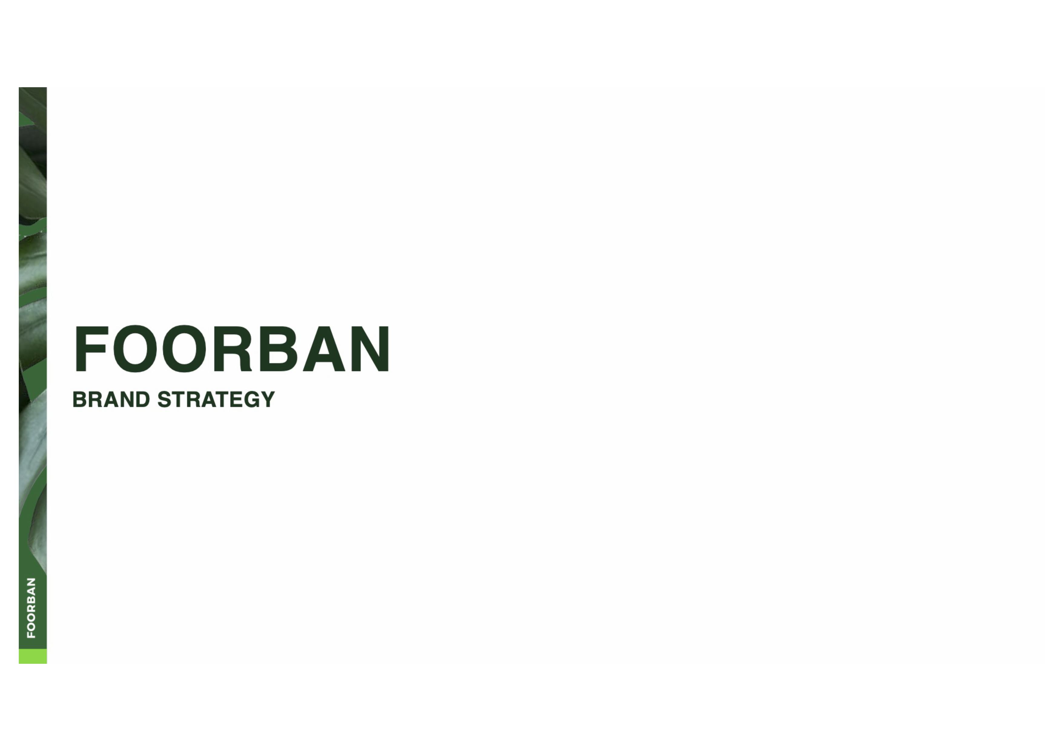 FOORBAN Rebranding
